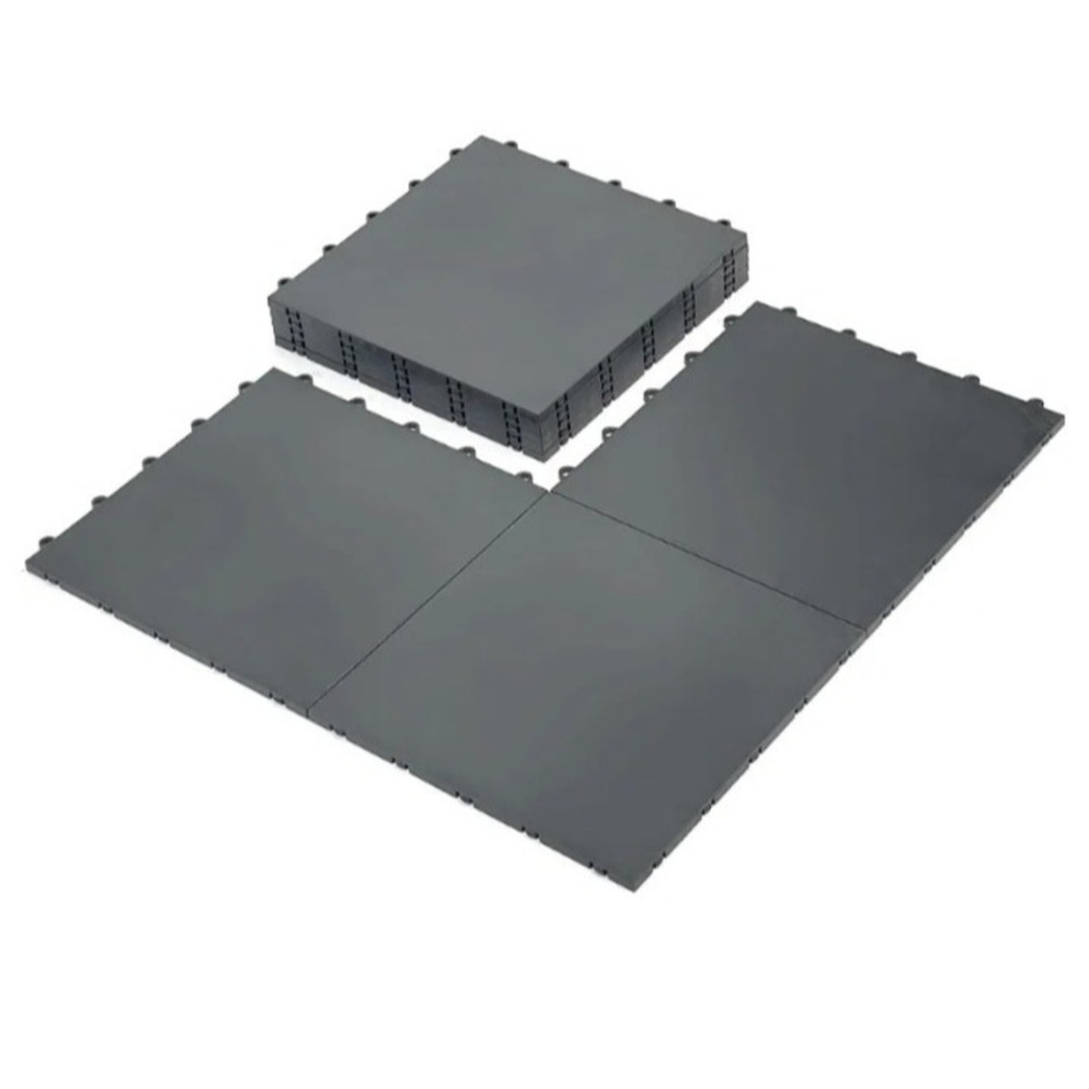 Hockey Revolution Training Surface Interlocking 9.4SF Tiles Set of 8 Anthracite